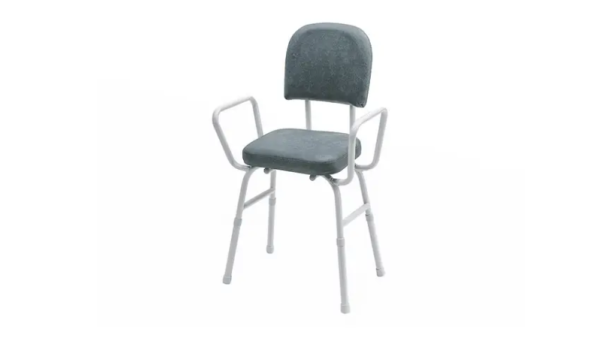 108012_perching-stool-with-arms_web-image_01 Perching Stool, Height Adjustable with arms - Slate