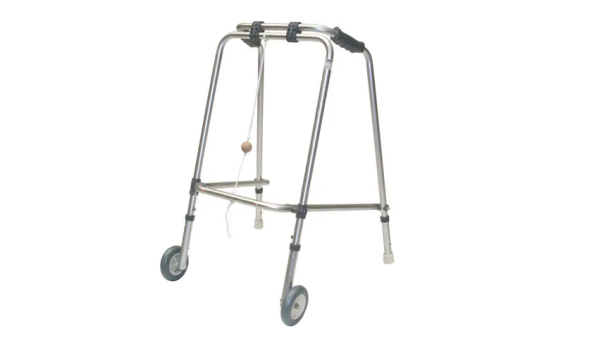 Walking Frame - Coopers Adjustable Folding - Wheels and Glides