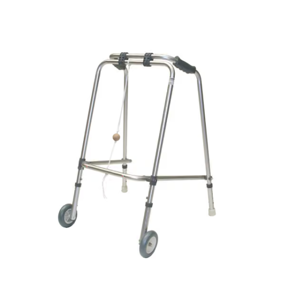 166400_walking-frame-folding-cooper-with-wheels-gliders-youth-max-user-weight-127kg_web-image_01 Walking Frame - Coopers Adjustable Folding - Wheels and Glides