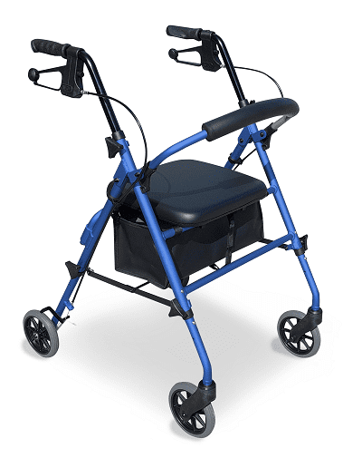RG4209BL-ADJUSTABLE-HEIGHT-SEAT-WALKER-BLUE-OVERALL Seat Walker - Adjustable