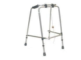 Walking Frame - Coopers Adjustable folding no wheels Walking Frame - Coopers Adjustable folding no wheels
