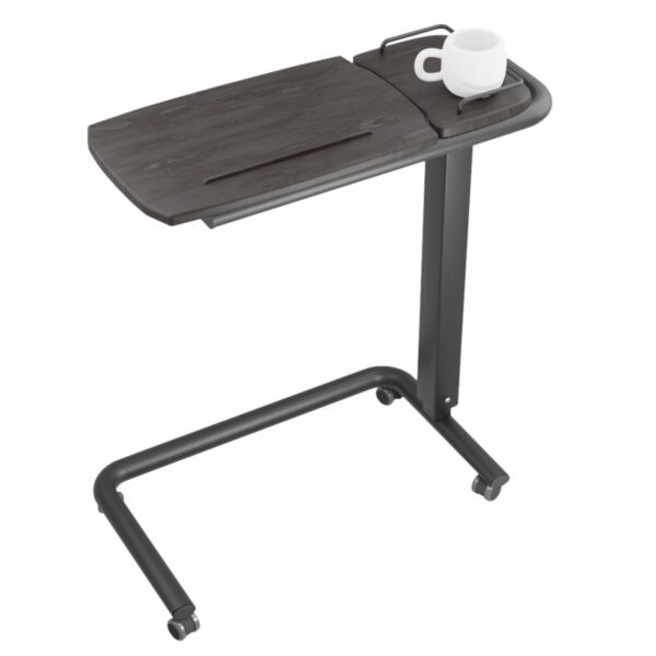 85_Over_Bed_Table_C_Shape Icare Overbed Table - C Shape - Charcoal