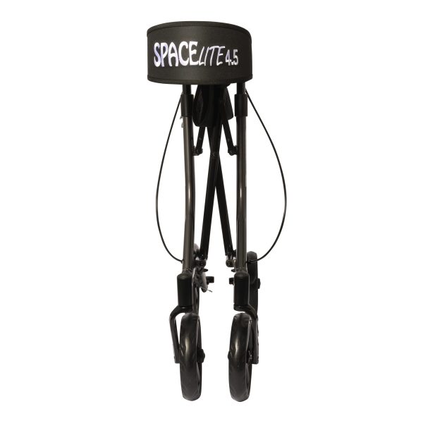 Seat Walker - Spacelite - Super-lite Rollator, Sidefold - Silver
