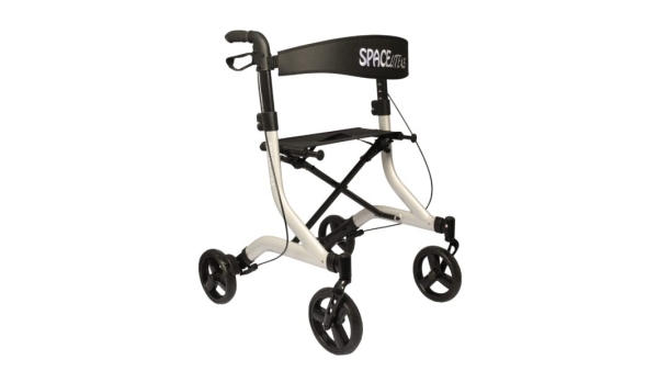 Seat Walker - Spacelite - Super-lite Rollator, Sidefold