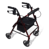 RG4208AJ-MINI-ALUMINIUM-SEAT-WALKER-OVERALL Seat Walker - Petite - 6" Wheels, 48cm Height, RED