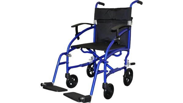 Days Swift Lite Wheelchair Attendant Propelled with Push Down Arms
