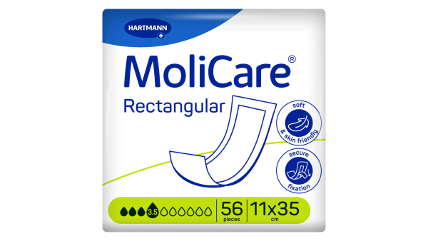 Molicare Rectangular Pad 11x35cm