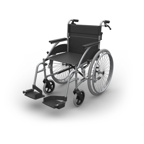 RG18B-CRYSTAL-2-WHEELCHAIR-overall-front Redgum Crystal 2 with Brakes (SWL 127kgs)
