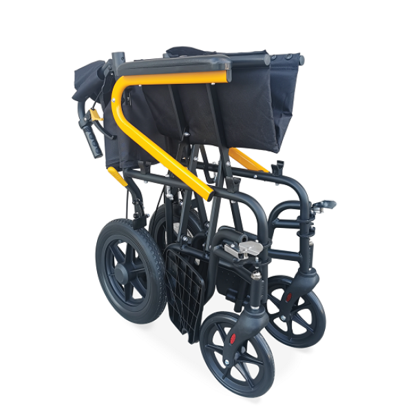 RG311Y18-OPAL-TRANSIT-CHAIR-FOLDED Redgum Opal Transit Yellow