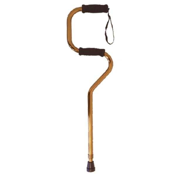 Walking Stick. Crook Handle Standing Assist Bronze 810-1040mm (113Kg)