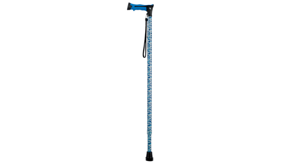 RGWS321-HYBRID-WALKING-STICK-POLE-BLUE-CAMO-OVERALL Walking Stick/Pole Hybrid