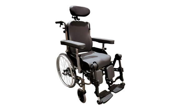 SELF-PROPELLED-ONYX-OVERALL Redgum Onyx Tilt-in-Space Crash Rated SWL 135kg SP 18" (450mm) Seat