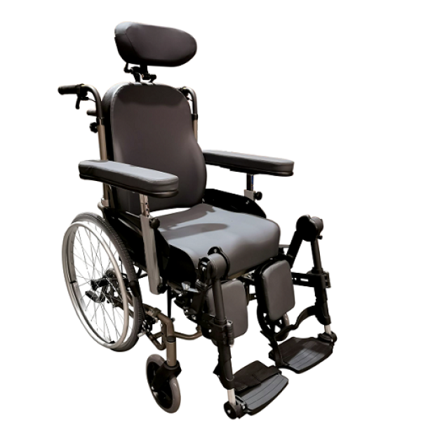 SELF-PROPELLED-ONYX-OVERALL Redgum Onyx Tilt-in-Space Crash Rated SWL 135kg SP 18" (450mm) Seat