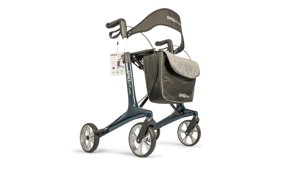 Spacelite - Carbon Lite Rollator Sidefold TALL - Blue