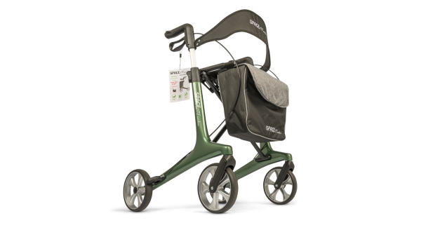 Spacelite - Carbon Lite Rollator Sidefold TALL - Green