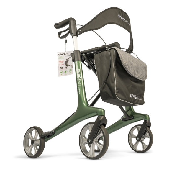 Spacelite - Carbon Lite Rollator Sidefold TALL - Green