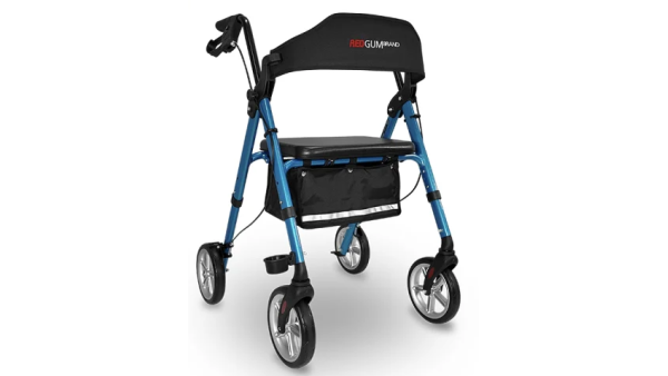 Redgum Ultra Front Folding Soft Brake Seat Walker - Sky Blue