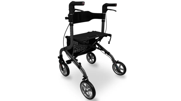 Redgum Ultra-Light Weight Seat Walker Side Folding - Dark Grey