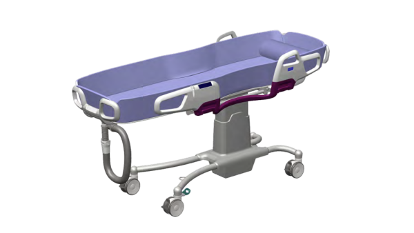 Screenshot 2026-08-26 144850 Carevo Electric Shower Trolley - Including Back Rest (SWL 182Kg)