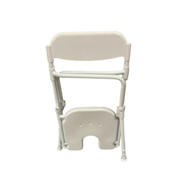 days_alum_folding_chair_folded_1 Days Aluminium Folding Shower Chair