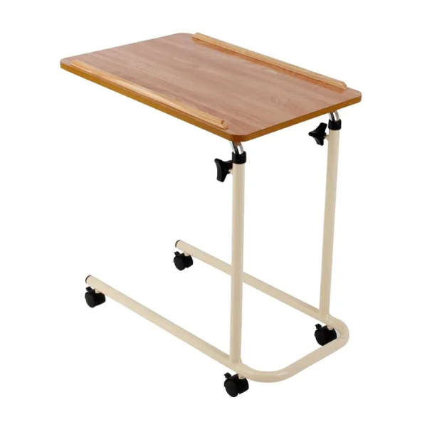 Tilting Overbed Table 61 x 40cm Height Adjustable 61-91cm *